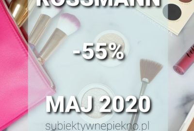 Promocja Rossmann -55% maj 2020