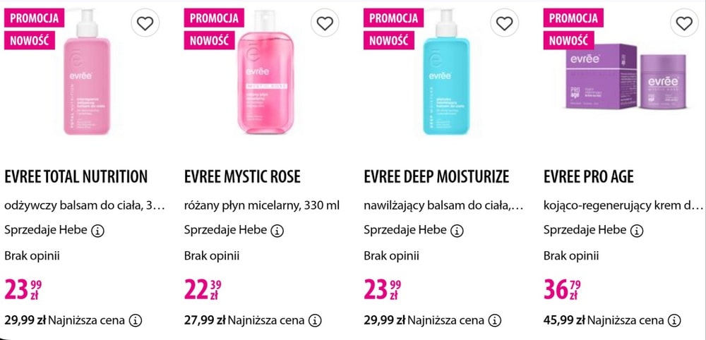 kosmetyki evree