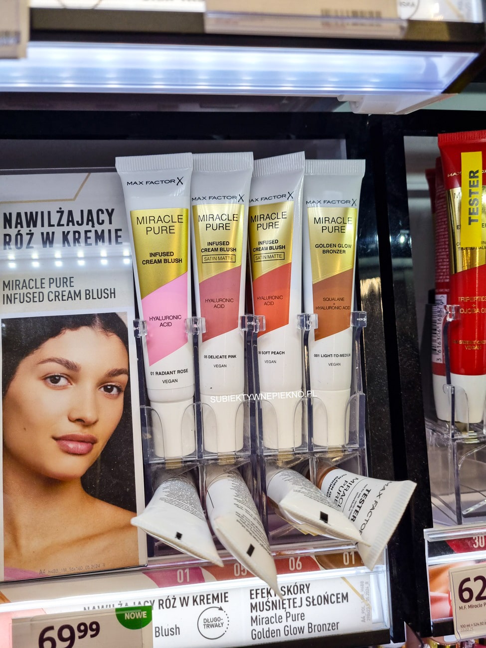max factor miracle pure róż do policzków w kremie