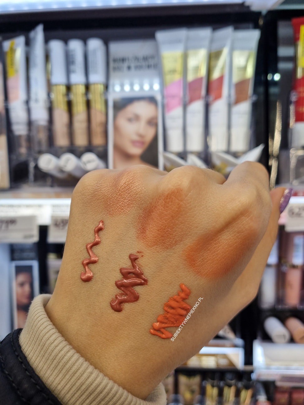 max factor miracle pure róż - kolory i swatche