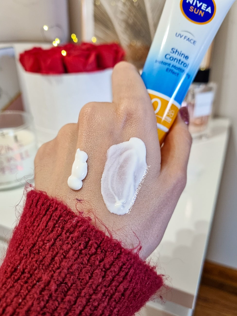 nivea shine control spf 30 opinie